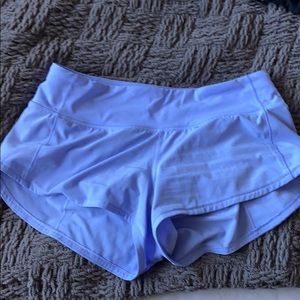 Periwinkle lululemon shorts